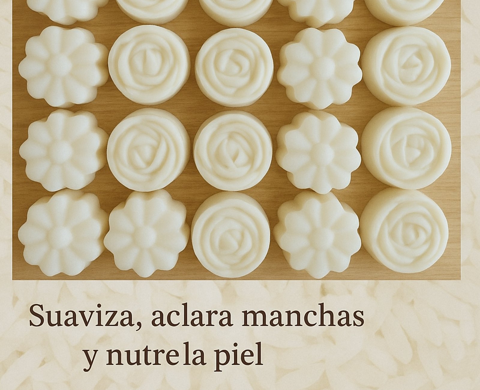 Jabones artesanales de arroz